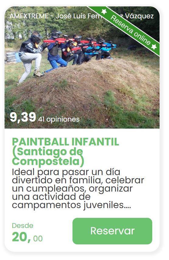 Dónde jugar a paintball en Santiago de Compostela